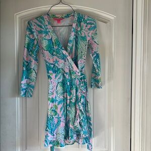 Lilly Pulitzer Tropical Wrap Dress